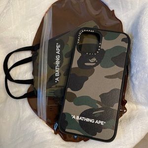 Bape iPhone 11 Pro case with mask Green Camo